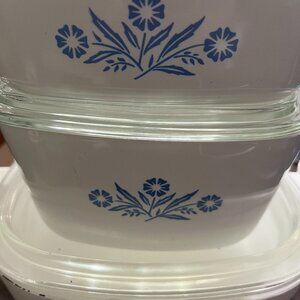 Vintage Corningware set of 3 baking dishes